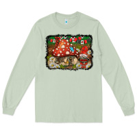 Matcha welcome ladybug gnome background Long Sleeve Tee - BarkalooDesign