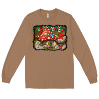 Toasted Coconut welcome ladybug gnome background Long Sleeve Tee - BarkalooDesign