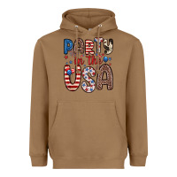 Toasted Coconut party in the usa Heavyweight Hoodie - Zillion Design Studio