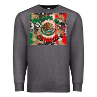 Charcoal Heather el papa mas chingon tumbler 3 Premium Sweatshirt - CTS Tumbler Store