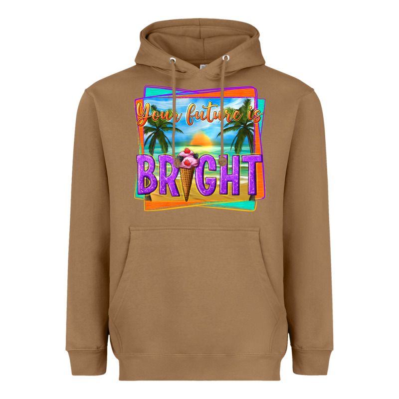 Your Future Is Bright Heavyweight Hoodie by texasbilliewilder | Teevron
