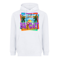 White your future is bright Heavyweight Hoodie - texasbilliewilder