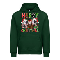 Forest Green merry christmas heifers Urban Hoodie - Jasminsmagicworld