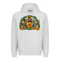 Dove Grey sunflower gemstone leopard cowhide horseshoe rainbow Premium Hoodie - Artiststas