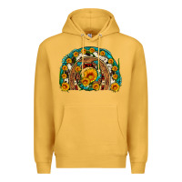 Mustard sunflower gemstone leopard cowhide horseshoe rainbow Premium Hoodie - Artiststas