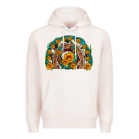 Pale Pink sunflower gemstone leopard cowhide horseshoe rainbow Premium Hoodie - Artiststas