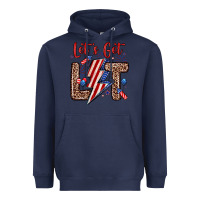 Navy let s get lit Heavyweight Hoodie - Zillion Design Studio