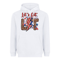 White let s get lit Heavyweight Hoodie - Zillion Design Studio