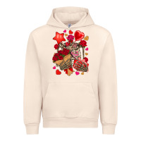 Sandshell valentines day skeleton Urban Hoodie - NancyCooperArtShop
