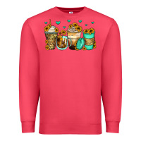 Cardinal sunflowers coffee cups Premium Sweatshirt - Zillion Design Studio