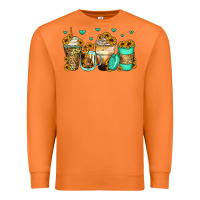 Carrot sunflowers coffee cups Premium Sweatshirt - Zillion Design Studio