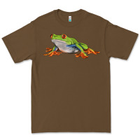 Cacao red eyed tree frog Premium Tee - LillyAllenDesigns