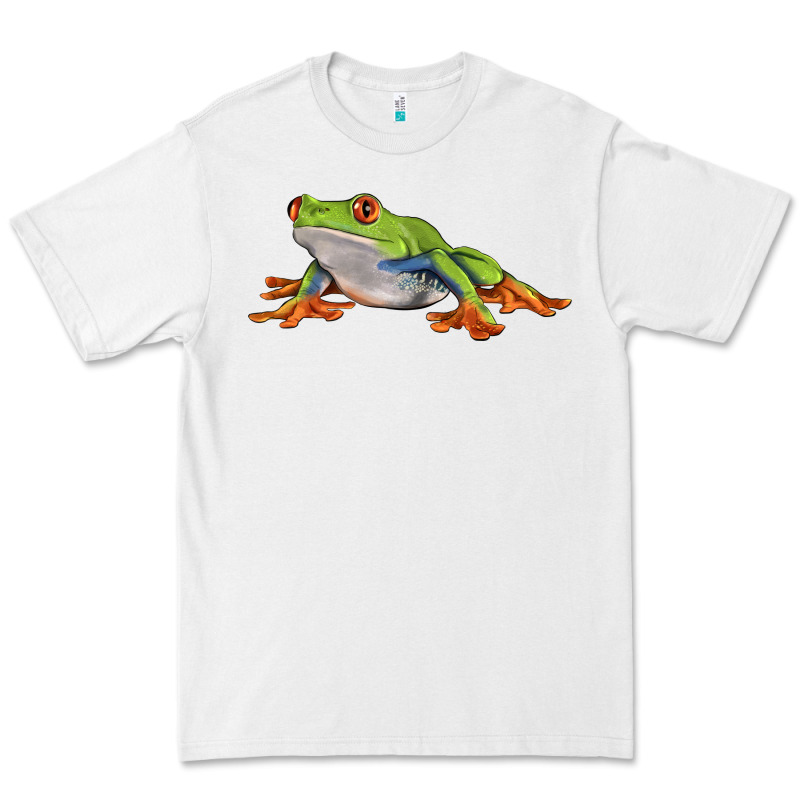 Red Eyed Tree Frog Premium Tee by LillyAllenDesigns | Teevron