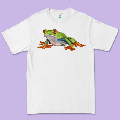 Red Eyed Tree Frog Premium Tee Designed By Lillyallendesigns