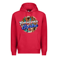 Cardinal american babe Premium Hoodie - JahusDesignShop