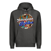 Charcoal Heather american babe Premium Hoodie - JahusDesignShop