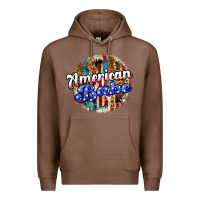 Chestnut american babe Premium Hoodie - JahusDesignShop