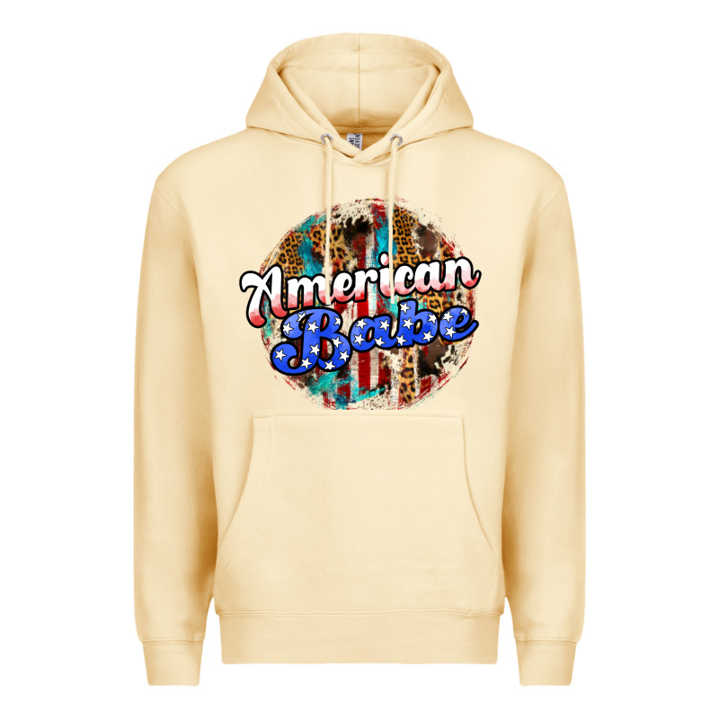 American Babe Premium Hoodie by JahusDesignShop | Teevron