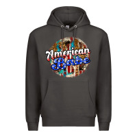 Smoke american babe Premium Hoodie - JahusDesignShop