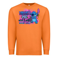 Carrot touch me and i will bite you stitch Premium Sweatshirt - Zillion Design Studio