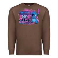 Chestnut touch me and i will bite you stitch Premium Sweatshirt - Zillion Design Studio