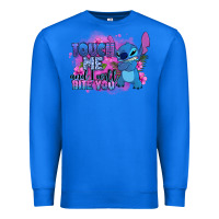 True Royal touch me and i will bite you stitch Premium Sweatshirt - Zillion Design Studio