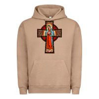 Pigment Burro lady of guadalupe leopard cross Urban Hoodie - BarkalooDesign