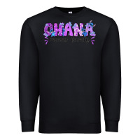 Black ohana means family with stitch Premium Sweatshirt - texasbilliewilder