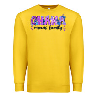 Lemon ohana means family with stitch Premium Sweatshirt - texasbilliewilder