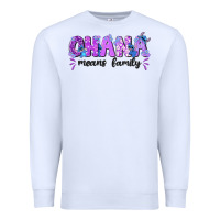 White ohana means family with stitch Premium Sweatshirt - texasbilliewilder
