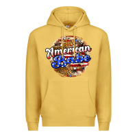 Antique Gold american babe Premium Hoodie - JahusDesignShop