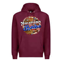 Burgundy american babe Premium Hoodie - JahusDesignShop