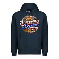 Navy american babe Premium Hoodie - JahusDesignShop