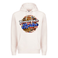 Pale Pink american babe Premium Hoodie - JahusDesignShop