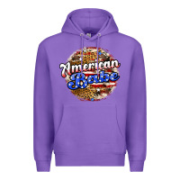 Purple american babe Premium Hoodie - JahusDesignShop