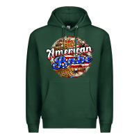 Sports Green american babe Premium Hoodie - JahusDesignShop
