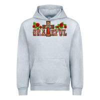 Heather Grey grateful guadalupe cross Urban Hoodie - BarkalooDesign