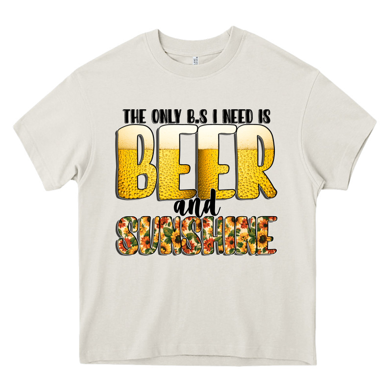 The Only C B S I Needis Beer And Sunshine Heavy Core Tee by CowhideDigitalArt | Teevron