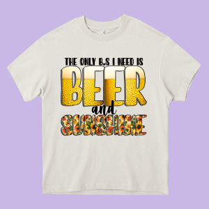 The Only C B S I Needis Beer And Sunshine Heavy Core Tee Designed By Cowhidedigitalart