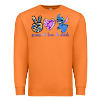 Carrot peace love stitch Premium Sweatshirt - texasbilliewilder