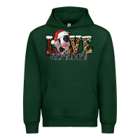 Forest Green love Christmas cow Urban Hoodie - Jasminsmagicworld