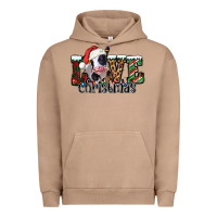 Pigment Burro love Christmas cow Urban Hoodie - Jasminsmagicworld