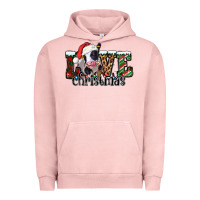 Pigment Salmon love Christmas cow Urban Hoodie - Jasminsmagicworld