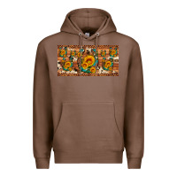 Chestnut sunflower gemstone leopard cowhide horseshoe license plate Premium Hoodie - Artiststas