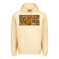 Pina Colada sunflower gemstone leopard cowhide horseshoe license plate Premium Hoodie - Artiststas