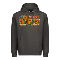 Smoke sunflower gemstone leopard cowhide horseshoe license plate Premium Hoodie - Artiststas