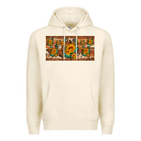 Tofu sunflower gemstone leopard cowhide horseshoe license plate Premium Hoodie - Artiststas