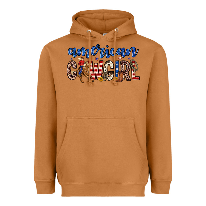 American Cowgirl Heavyweight Hoodie by Zillion Design Studio | Teevron
