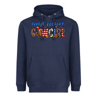 Navy american cowgirl Heavyweight Hoodie - Zillion Design Studio