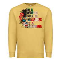 Antique Gold in a world full of princesses be a chingona Premium Sweatshirt - CTS Tumbler Store